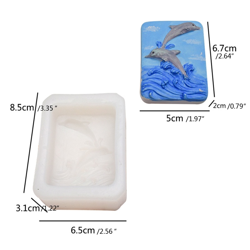 Khuôn Silicone Làm Sáp Nến / Xà Phòng Thủ Công