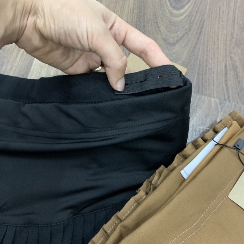 Chân Váy Bầu Xếp Li Nhỏ Xinh Xắn Thời Trang Cho Mẹ, Có Lót Quần Mềm Bên Trong CV08