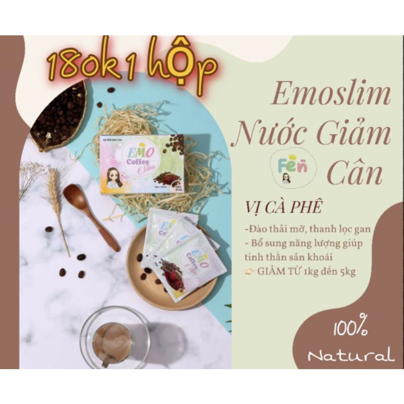 Emoslim By Fen Nước ép  Trái Cây + quà tặng ( chọn vị )- Katy Shop