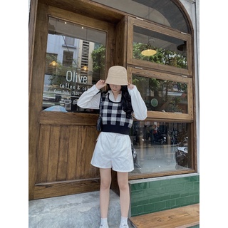 Áo Gile caro (3129) (ảnh tự chụp)