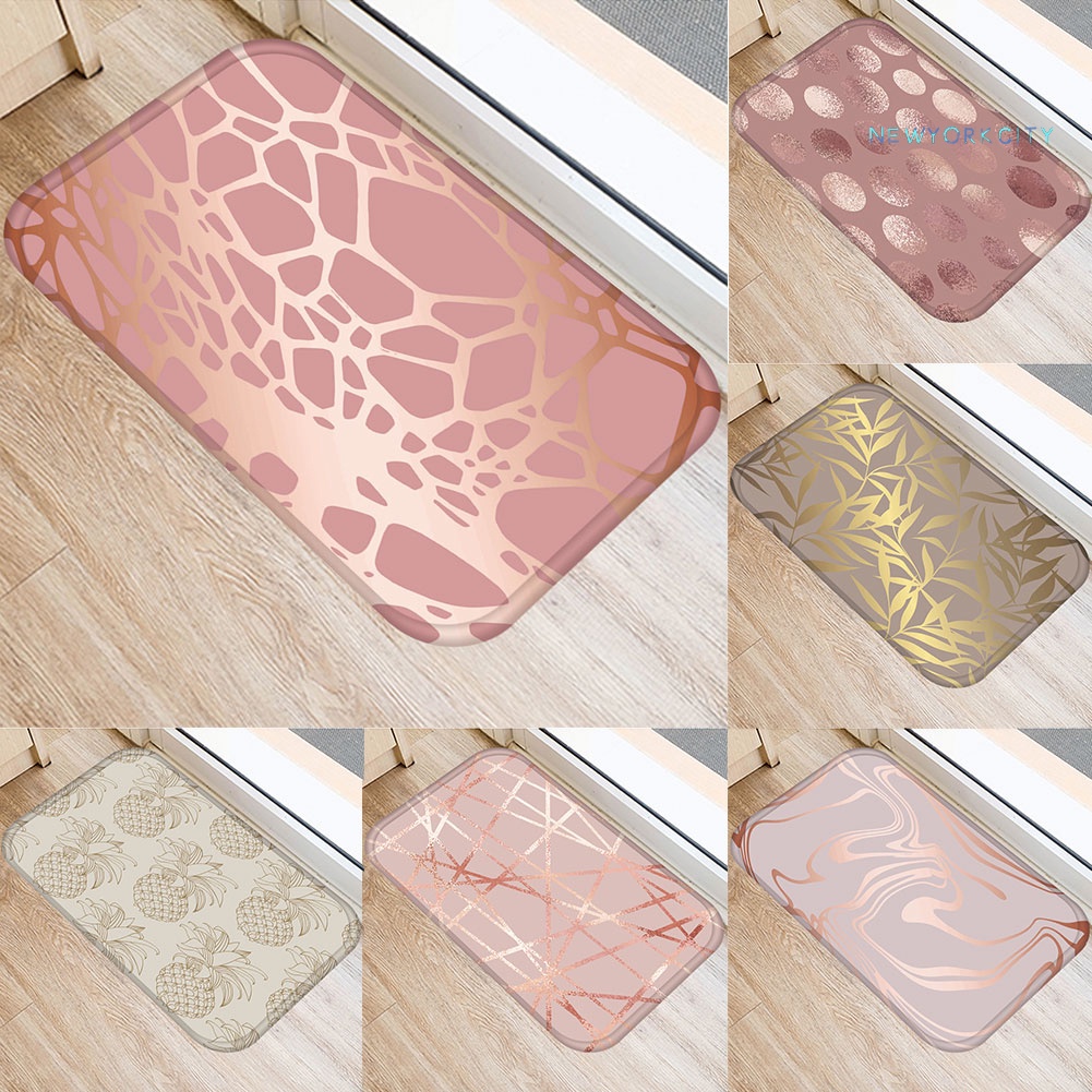 Thảm lót cửa chùi chân Chống Trượt Hình Bướm Dành Cho Gia Đình