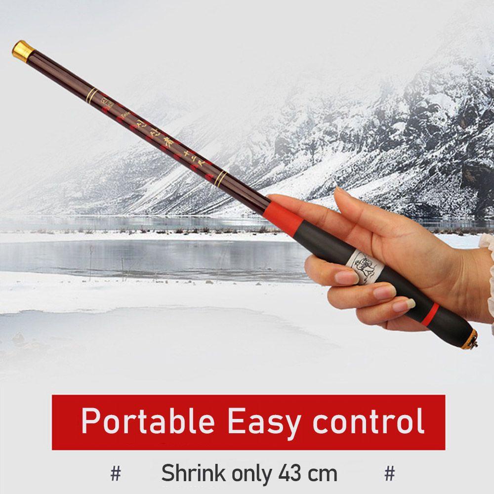 Cần Câu Cá Mini Bằng Sợi Carbon Tiện Dụng Khi Đi Du Lịch