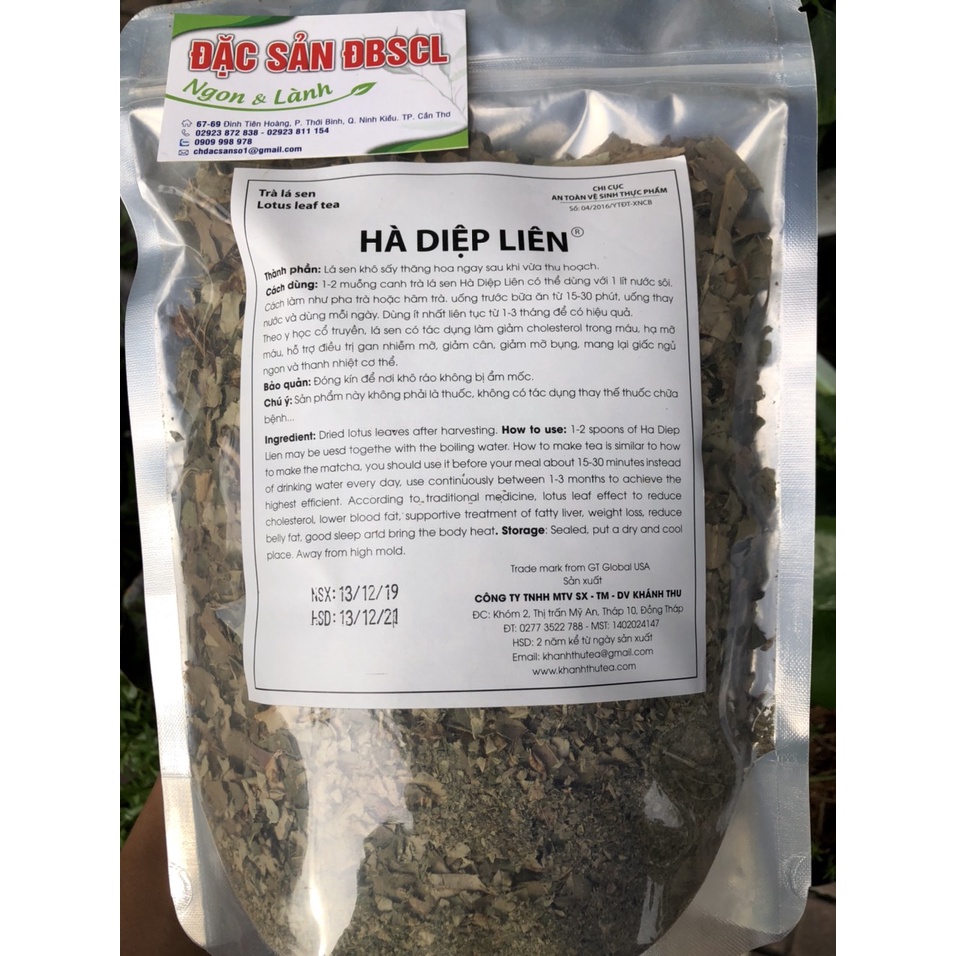 Trà lá sen HÀ DIỆP LIÊN (Đồng Tháp)