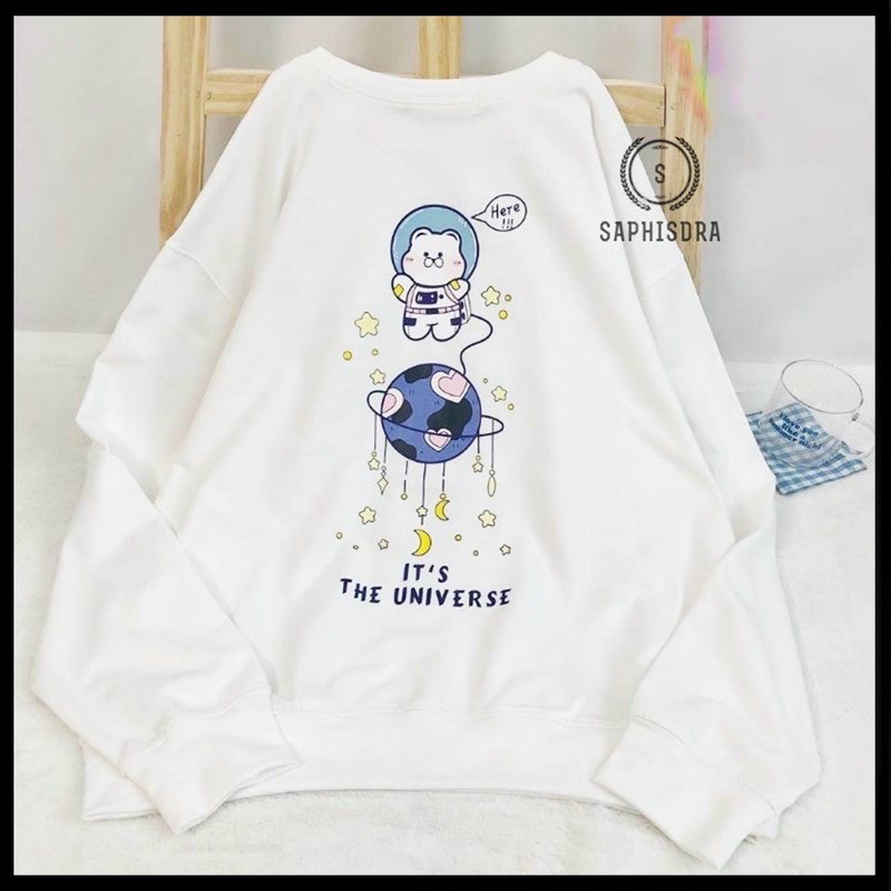 Áo Thun Dài Tay Sweater Nam Nữ Form Rộng Áo Thun Cổ Tròn Sweater Tay Dài Nam Nữ Unisex - Saphisdra | BigBuy360 - bigbuy360.vn