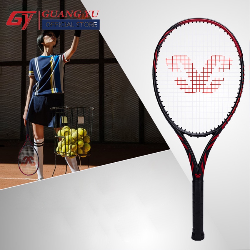 Vợt Tennis CROSSWAY W202 Khung Vợt Sợi Carbon Cao Cấp Tặng Kèm Bóng Và Đế Luyện Tập