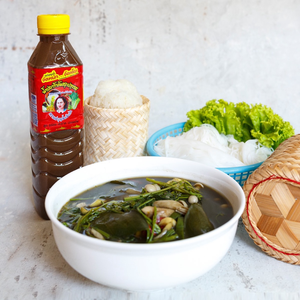 Mắm Trộn Gỏi Đu Đủ Somtum Thái Lan Ba Khía Mae Bun Lam 400ml - น้ำปลาร้าส้มตำไทย