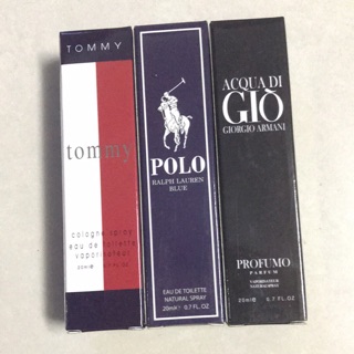 Combo 3 chai nước hoa mini pháp 20ml