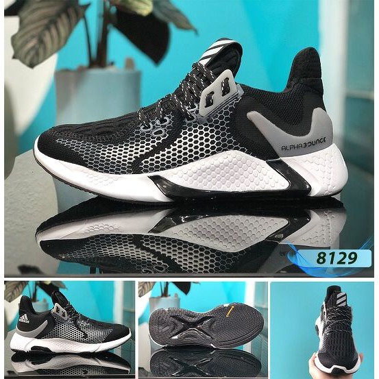 [ Full Box ] - Giày Thể Thao Nam Adidas Aphabounce Bản Mới Nhất 2020 - Phiên Bản Trắng Đen | BigBuy360 - bigbuy360.vn