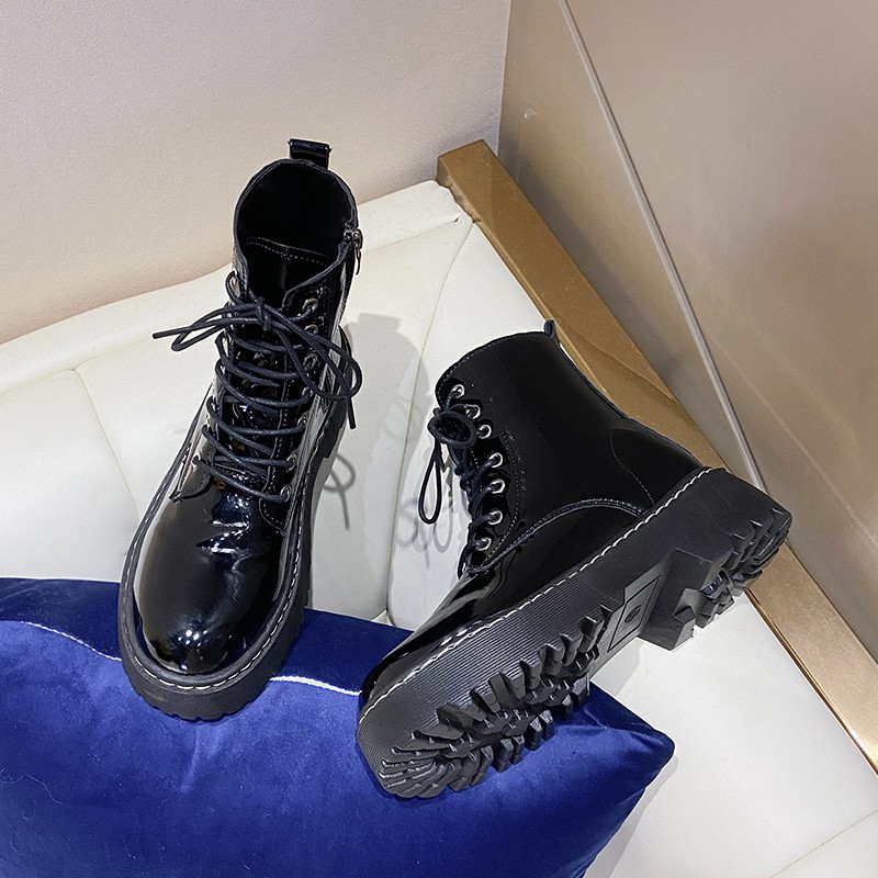 Giày Bốt Martin Siêu Nhẹ Phối Khóa Kéo Phong Cách Cá Tính Hợp Thời Trang | BigBuy360 - bigbuy360.vn