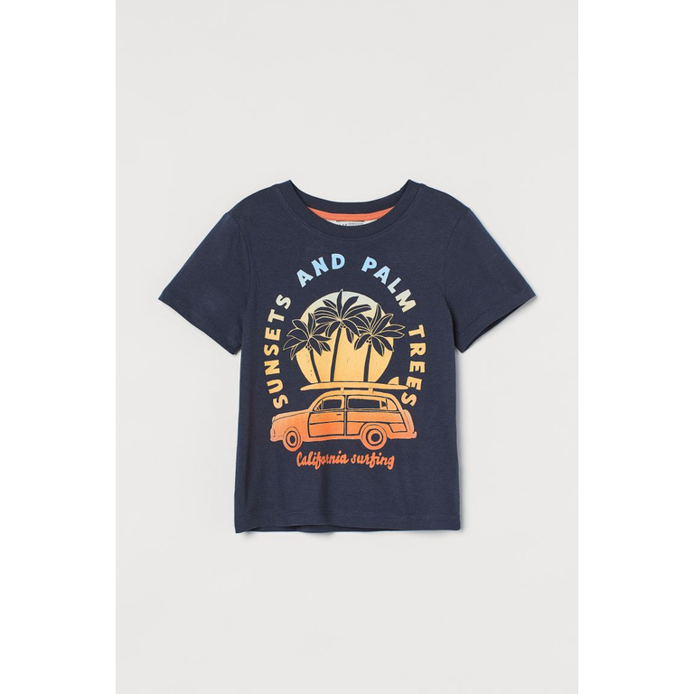 Áo phông ngắn tay hổ vàng HM H&amp;M _hàng chính hãng authentic