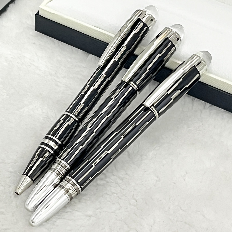 Bút Ký Tên Montblanc Họa Tiết Hành Tinh Màu Trắng Đen Phong Cách Cổ Điển