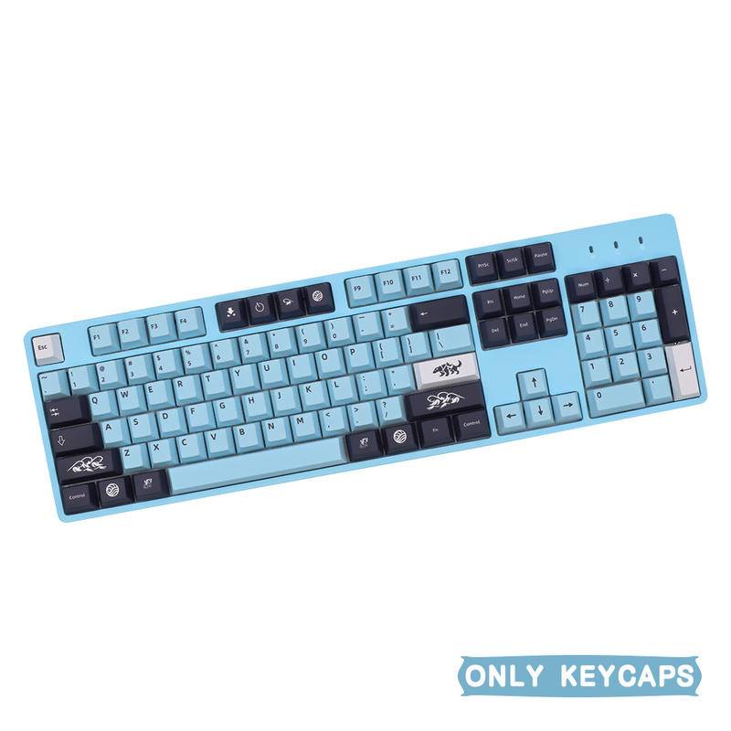 Mizu Keycaps Cherry Profile Dye Sub Keycap For GMK Cherry MX Switch 61/64/68/87/96/980/104/108 Mechanical Keyboard