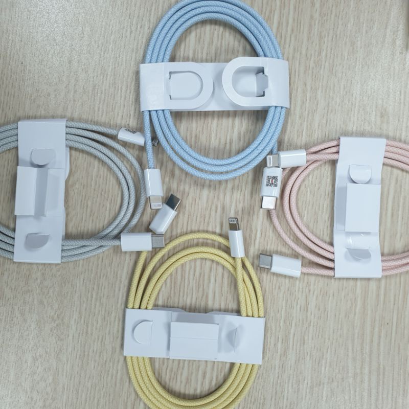 Cáp sạc nhanh 20w/cáp sạc dù 20w sạc nhanh.bảo hành 12 tháng