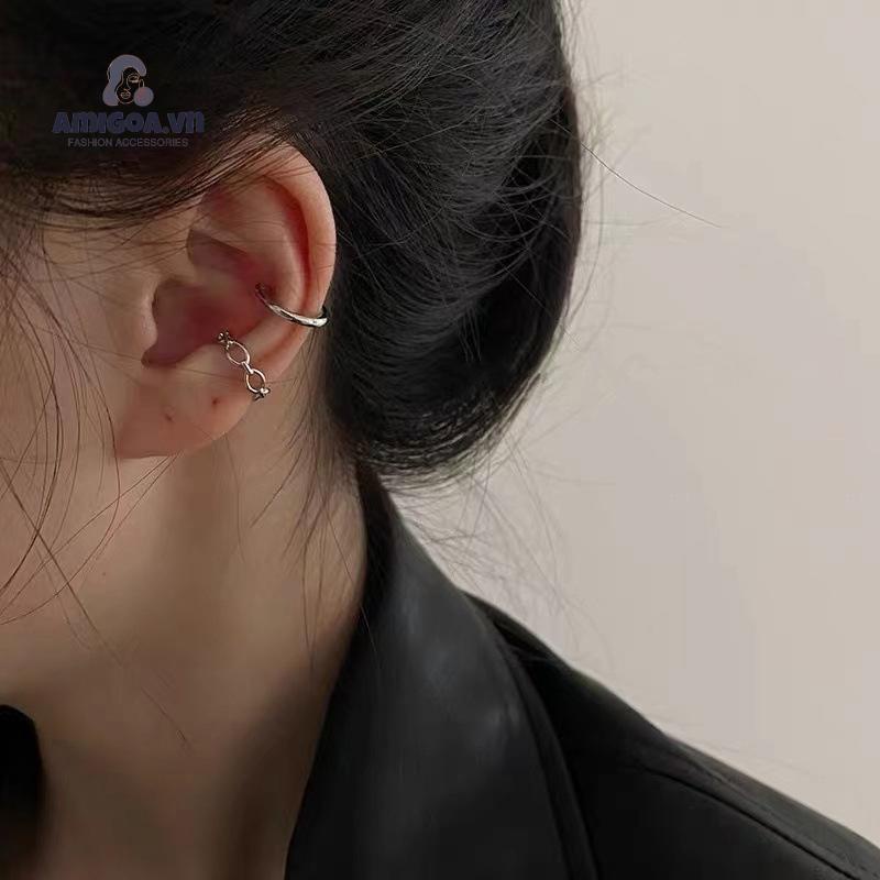 ✨✨Bộ Khuyên Kẹp Vành Tai Phong Cách Pháp Cổ Điển Cao Cấp Dành Cho Nữ