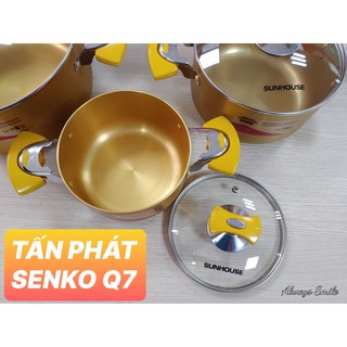 BỘ 3 NỒI ANOD SUNHOUSE SH7734M
