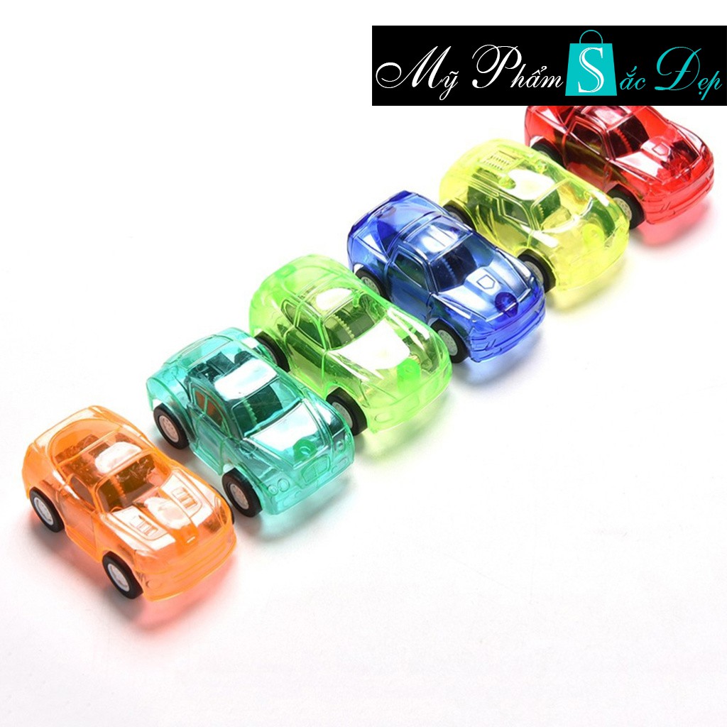 Xe Ô tô đồ chơi mini nhựa trong dây cót siêu dễ thương đồ chơi cho bé từ 2 đến 10 tuổi chất liệu nhựa