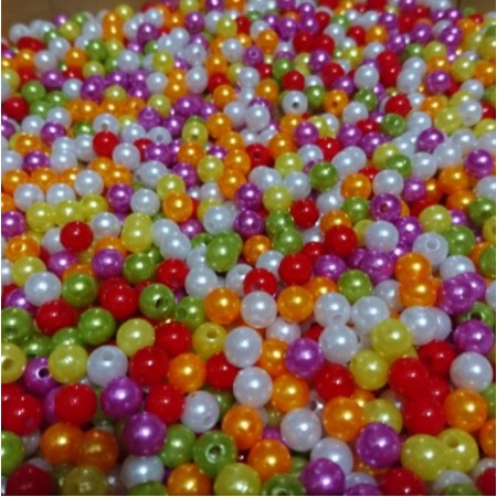Hạt nhựa xâu vòng (gói 100g)
