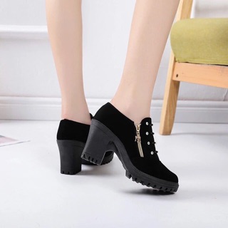 Giày boot nữ CỔ THẤP