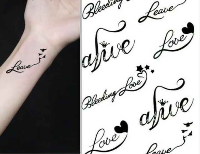 Xăm dán tattoo sticker