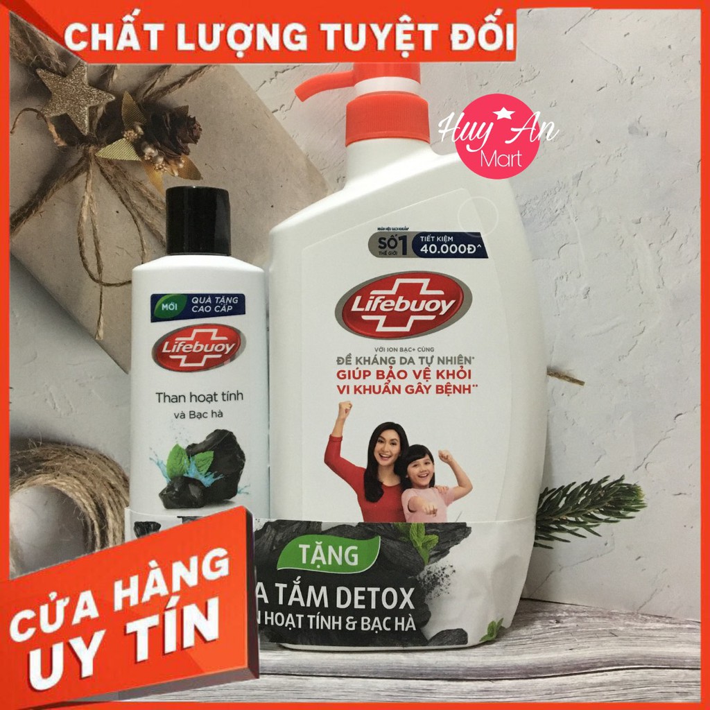 Sữa tắm lifebuoy bảo vệ vượt trội kháng khuẩn 850gr tặng kèm hộp bút đáng yêu