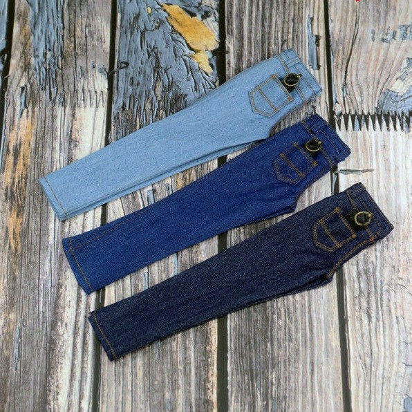 Quần jean dài và Thắt lưng tỉ lệ 1/6 dành cho mô hình nhân vật 12"