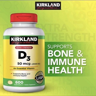 Viên uống vitamin d3 2000 iu vitamin d3 kirkland tăng cường sức khỏe xương - ảnh sản phẩm 9