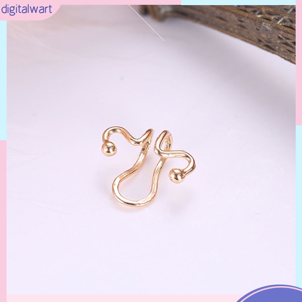 Khuyên Kẹp Vành Tai Kiểu Dáng Đơn Giản Thanh Lịch Dành Cho Nữ