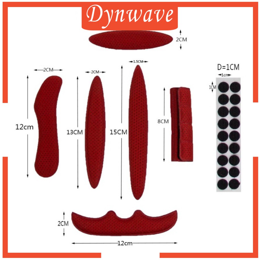 Set 9 Miếng Đệm Chuyên Dụng Cho Mũ Bảo Hiểm