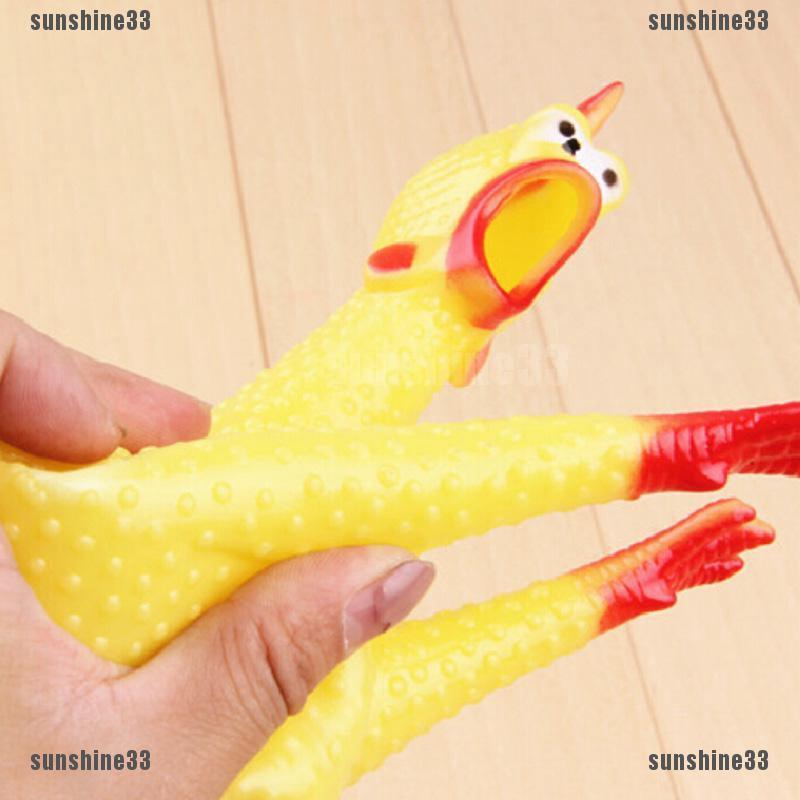 Đồ Chơi Hình Gà Trống Phát Tiếng Kêu 17Cm Vui Nhộn Cho Thú Cưng