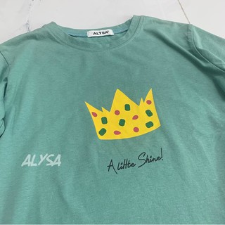 Áo thun nữ ALYSA crown form rộng