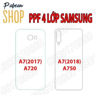[NHÁM + TRONG]Dán lưng PPF 4 lớp chống va đập cho SAMSUNG A7 ( 2017 ) / A8 ( 2018 )