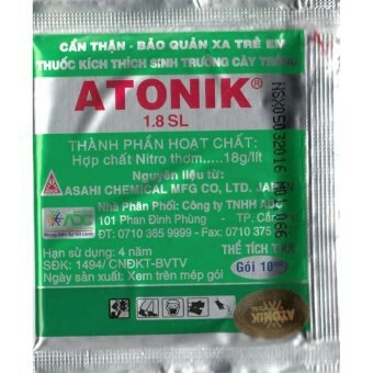 1 hộp atonik 10 gói kích thích sinh trưởng