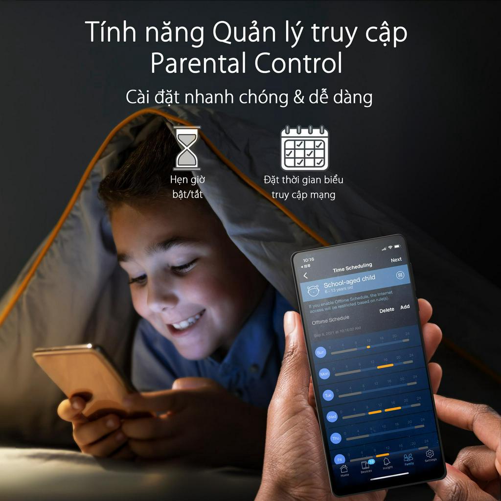 Bộ Phát Wifi 6 Asus RT-AX55 Băng Tầng Kép,Chuẩn AX1800, Chíp Xử Lý Quad-Core1,5Ghz