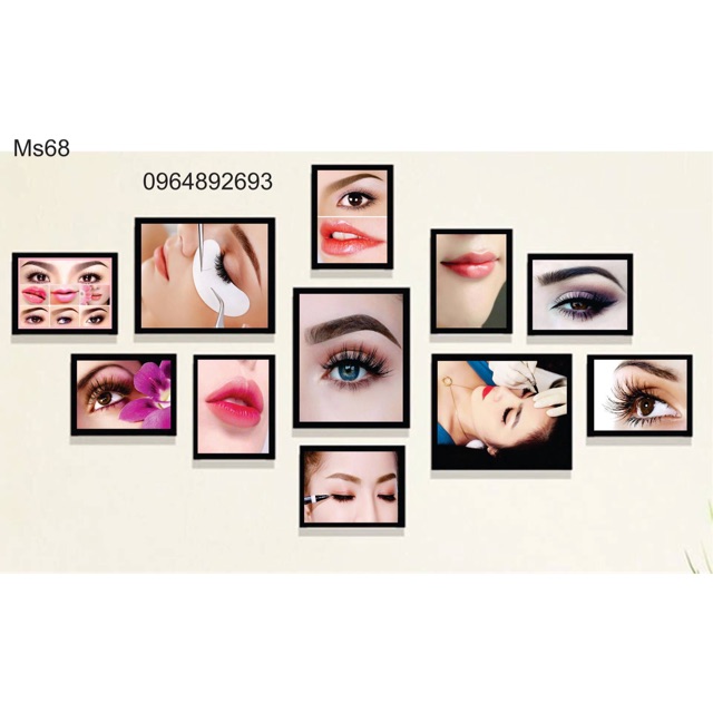 Khung ảnh phun xăm - nối mi 280k