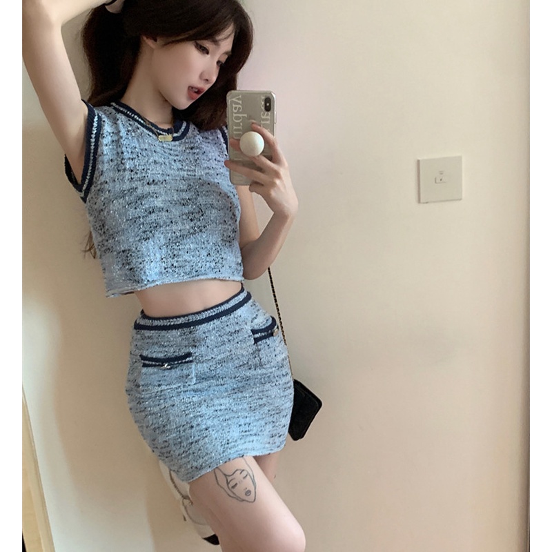 Đầm Dệt Kim Không Tay Dáng Ôm Thời Trang Dành Cho Nữ