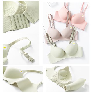 [Mã FASHIOND10 giảm 10K đơn 50K] Áo ngực đúc su không giọng đệm vừa hoa cúc vân thông hơi AS//91