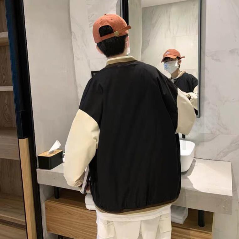 Áo khoác bomber unisex form rộng Wanstop nam nữ siêu phẩm việt