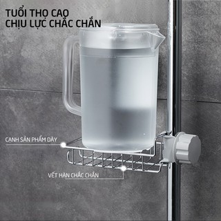 Kệ treo vòi để đồ rửa bát tiện ích, giá treo vòi rửa bát inox 304 cao cấp không gỉ