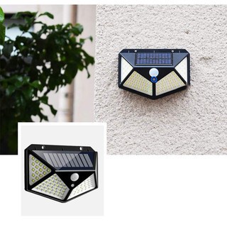 Đèn năng lượng mặt trời sân vườn-Đèn 68/100/120led-60w-Cảm biến ngày đêm-Chống nước-Tiết kiệm điện
