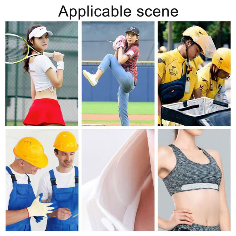 (Hàng Mới Về) Set 10 Miếng Đệm Cotton Thấm Hút Mồ Hôi Trang Điểm Cho Nam Nữ