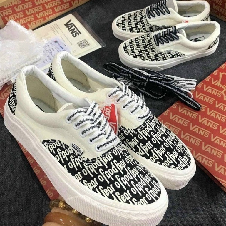 GIÀY VANS CHỮ FEAR OF GOD DÂY CHỮ NAM NỮ HÀNG FULL BOX
