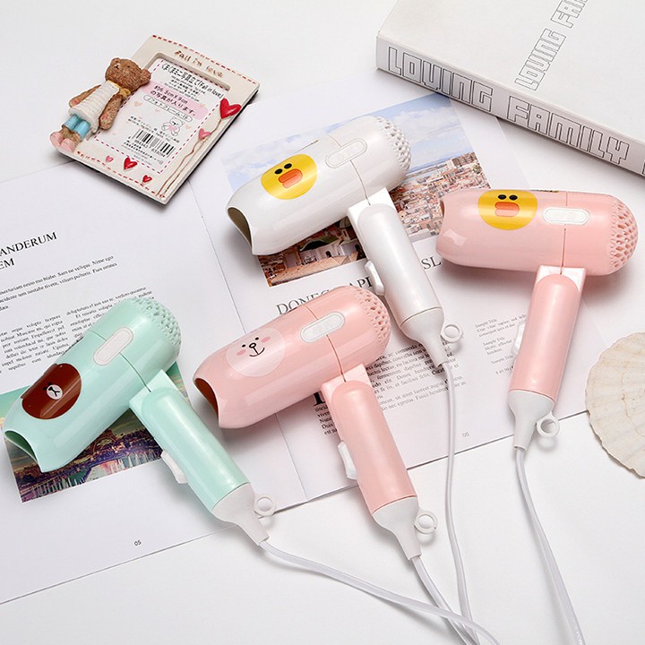 MÁY SẤY TÓC MINI HOẠT HÌNH - NHỎ GỌN THUẬN TIỆN ĐI DU LỊCH