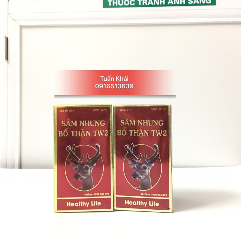 SÂM NHUNG BỔ THẬN TW2 giúp bổ thận,mạnh gân cốt - Lọ 30 viên