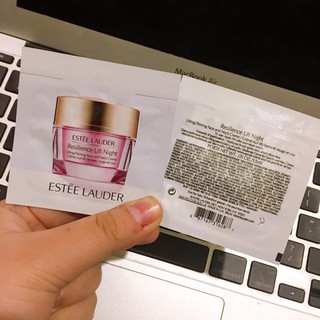 Sample Kem dưỡng da chống lão hoá và nâng cơ da Estee Lauder Resilience Multi-Effect Tri-Peptide Face and Neck Creme