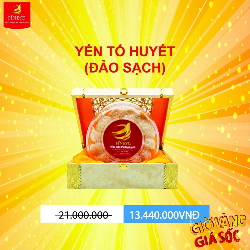 Yến Tổ Huyết Đảo Sạch Thiên Nhiên - 100gr / 50gr