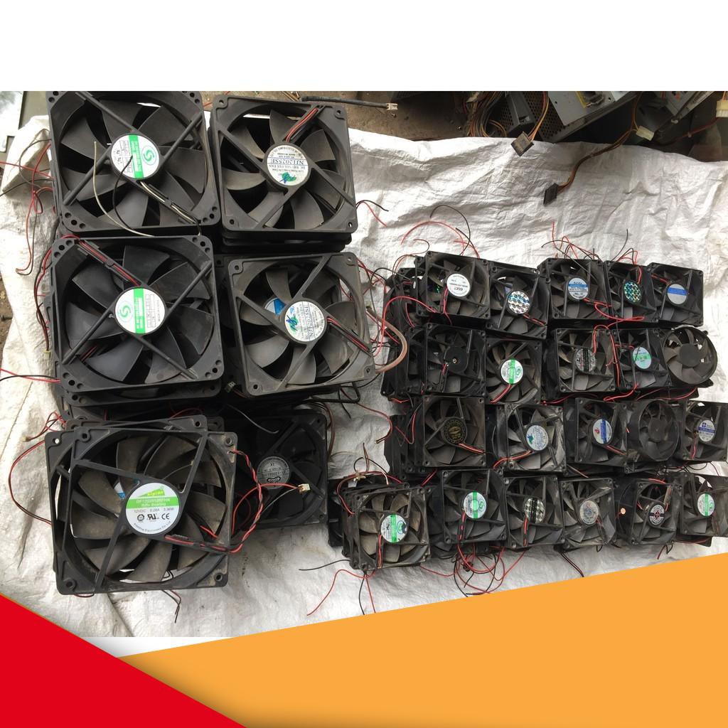 Combo 5 Cái Quạt Fan tản nhiệt 12V 8x8x2Cm dòng dưới 0.3A