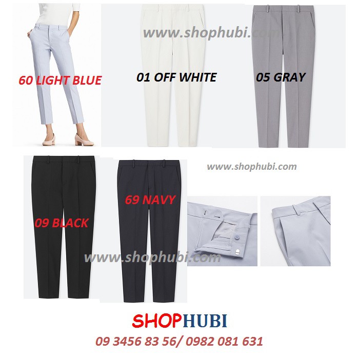 Quần vải Smartpan nữ Uniqlo Nhật.