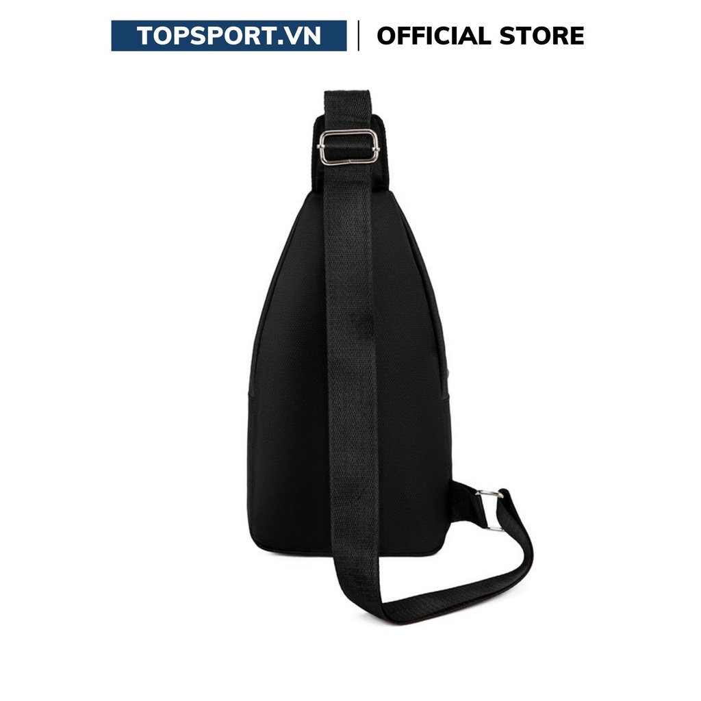 Túi Đeo Chéo Nam Túi Đeo Ngực Mini Vải Canvas Chống Nước 3 Ngăn Phong Cách Hàn Quốc