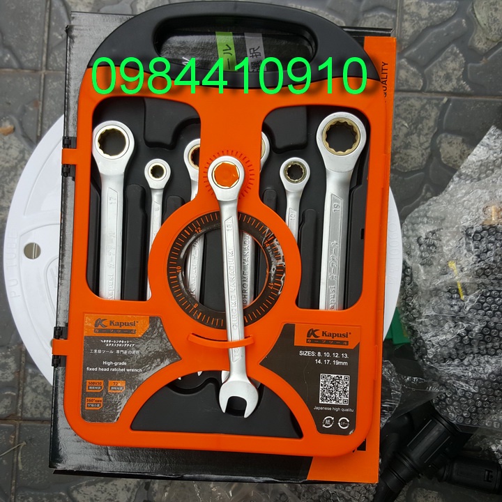 BỘ CỜ LÊ TỰ ĐỘNG ĐA NĂNG 1 VÒNG 1 MIỆNG KAPUSI 7PC