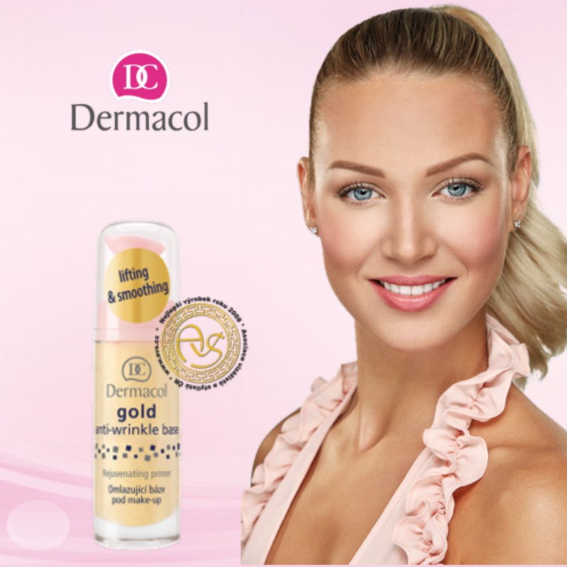 Kem Lót Chống Lão Hoá Trẻ Hoá Làn Da Dermacol Gold Anti-Wrinkle Make-Up Base 15-20ml